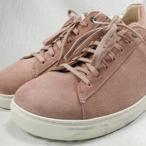 Birkenstock Bend Low Pink Clay 45 Mens 12 Suede Casual Sneakers New